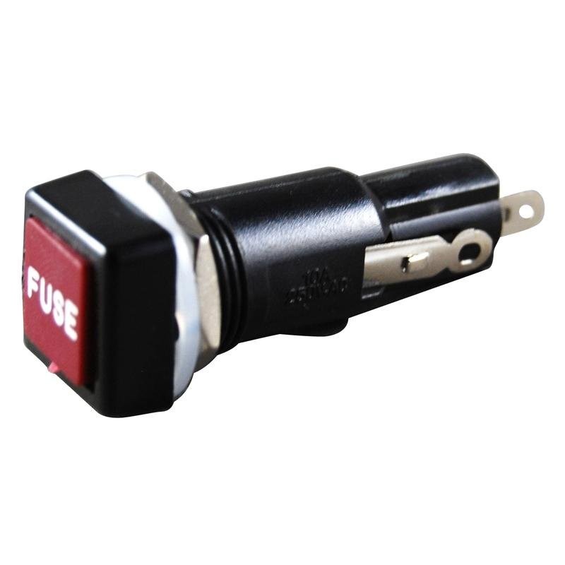 FUSE HOLDER PANEL MOUNT 10AMP 2/CD