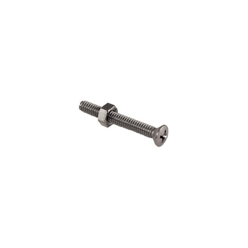 MCH/SCREW OH PHILLIPS 6-32 X 1.0" W/NUTS