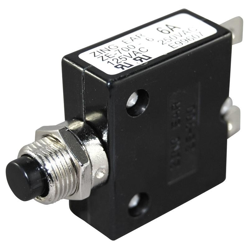 PUSH BUTTON BREAKER 6 AMP 2/CD