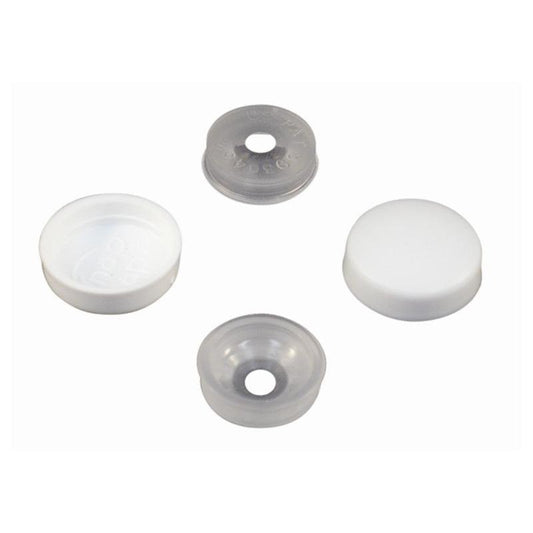 SNAP CAP #10 & 12 WHITE