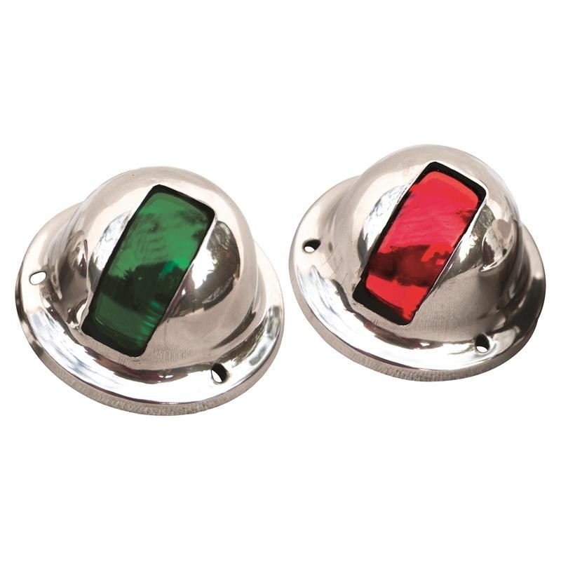 SIDE LIGHT PR VRT RND SS PONTOON