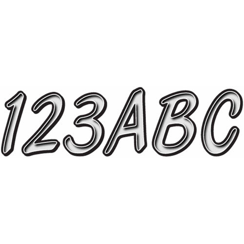 LETTER KIT SIL/BLK