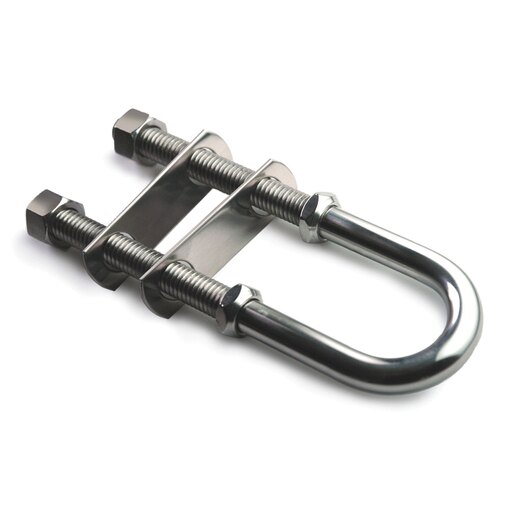 BOW/STERN EYE TWIN SHANK SS 3/8" X 3"