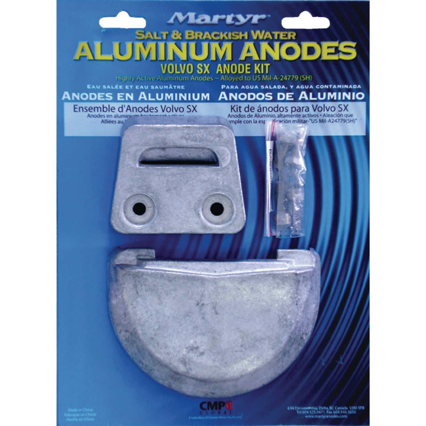ANODE KIT ALUM VOLVO SX