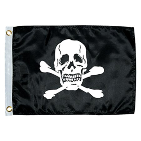 FLAG 12X18 JOLLY ROGER