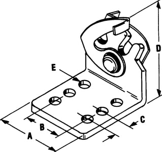 CABLE CLIP 33C DOUBLE