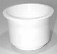 CUP HOLDER FLUSH LARGE WHT