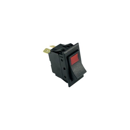 ROCKER SWITCH ILUM 15AMP SPDT ON/OFF/ON