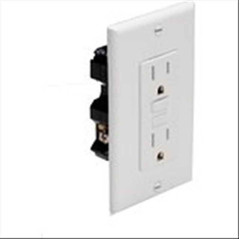 15AMP 125V DUPLEX RCPT STRAIT BLD W/GFI