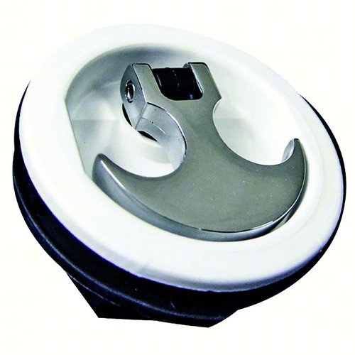 T-HANDLE CAM LATCH LOCKING WHT/CHR