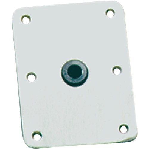 KING PIN BASE 4"X8" SS NYL/BSH