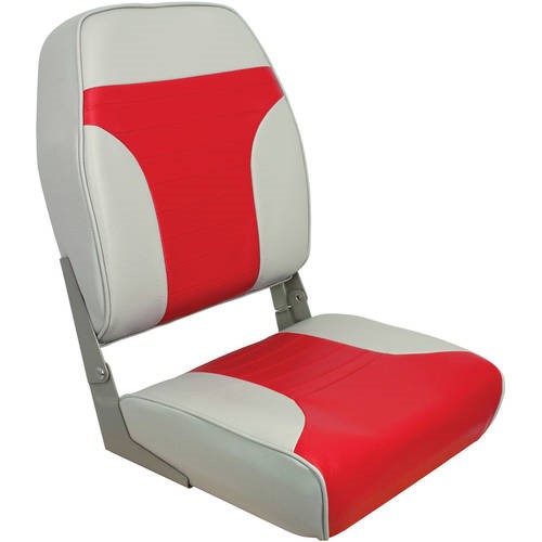 HI BACK SEAT FOLD GRY/RED