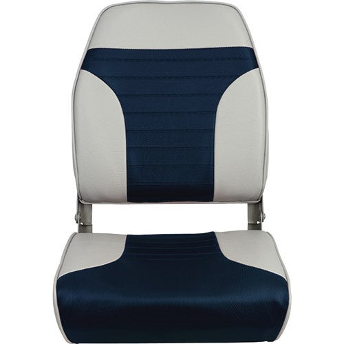 HI BACK SEAT FOLD GRY/BLU