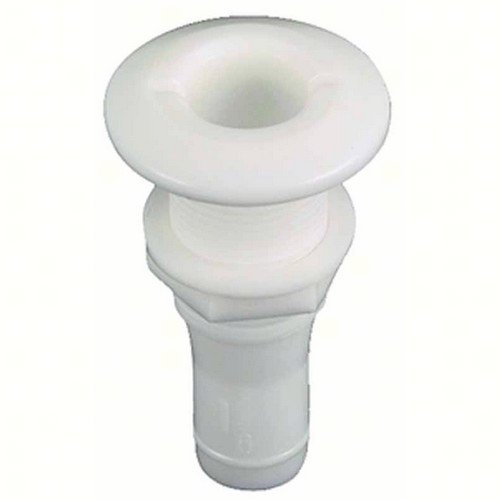 THRU HULL WHITE 1-1/8"