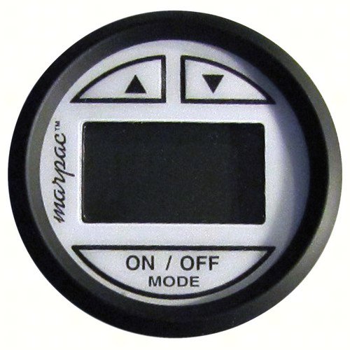 DEPTH SOUNDER BK/WHT  TRANSDUCER-IN HULL