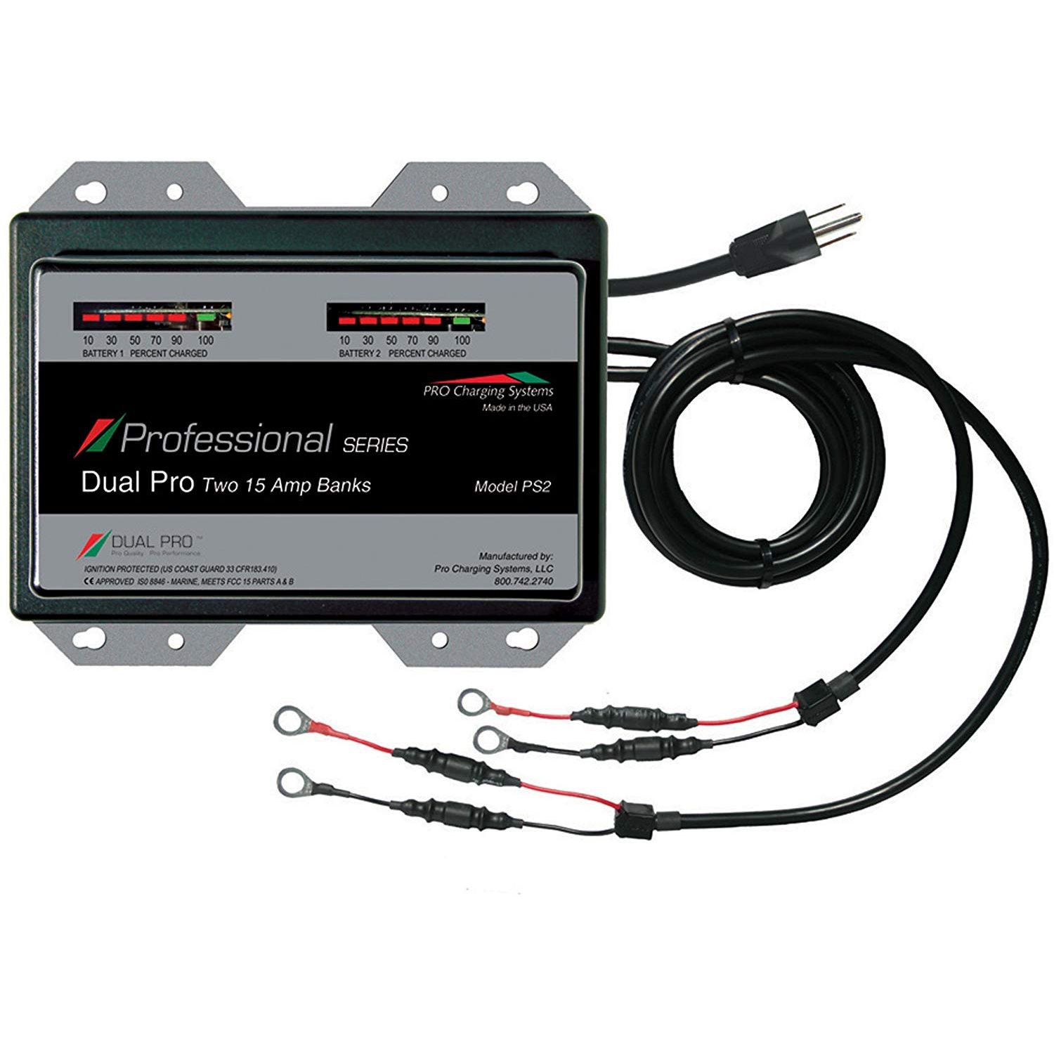 PRO SERIES BATT CHARGER 2-BANK 30A
