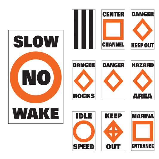 BUOY LABEL-NO SWIMMING