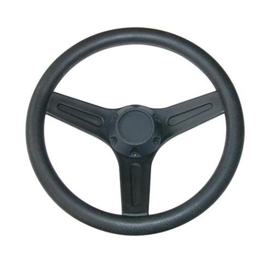 STEERING WHEEL - HARD GRIP - BLACK