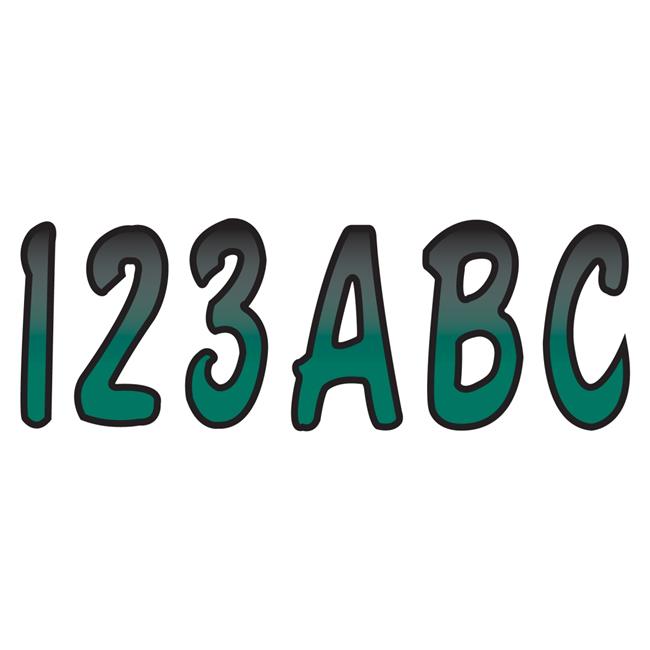 LETTER KIT TEAL W/BLACK