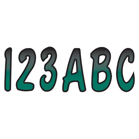 LETTER KIT TEAL W/BLACK