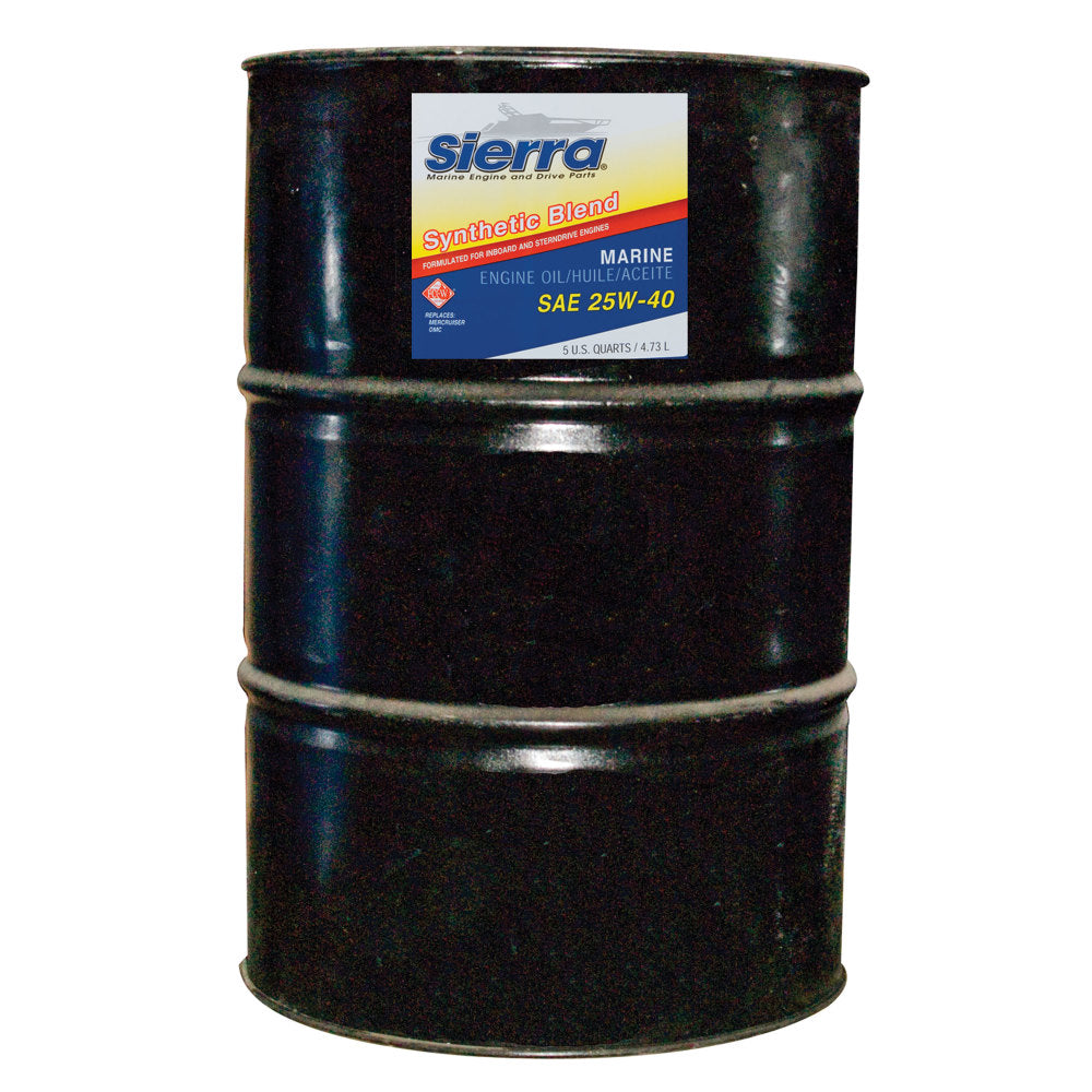 IO ENG OIL 25W40 SYN 55G