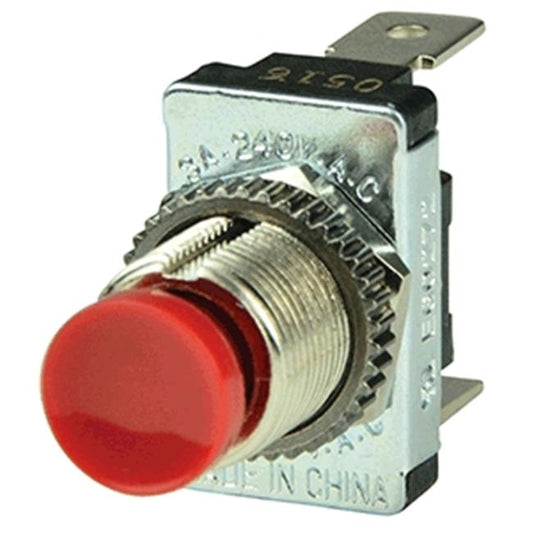 MOMENTARY CONTACT SWITCH - OFF(ON) - RED