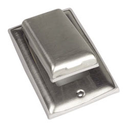 COVER SS GFI DUPLEX OUTLET