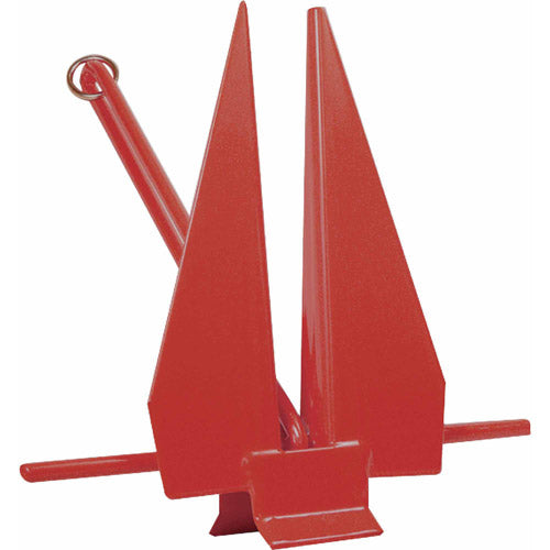FLUKE SLIP RING ANCHOR - 11 LB - RED