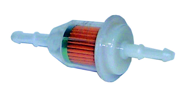 CLEAR IN LINE FUEL FILTER - 5/16 BARB