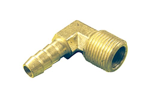 HOSE BARB 90* ML 1/4"NPT X 3/8" HOSE