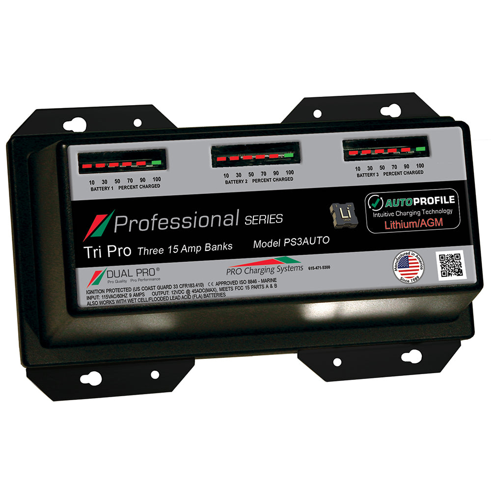 PRO SERIES CHARGER LITHIUM/AGM 3-BANK45A