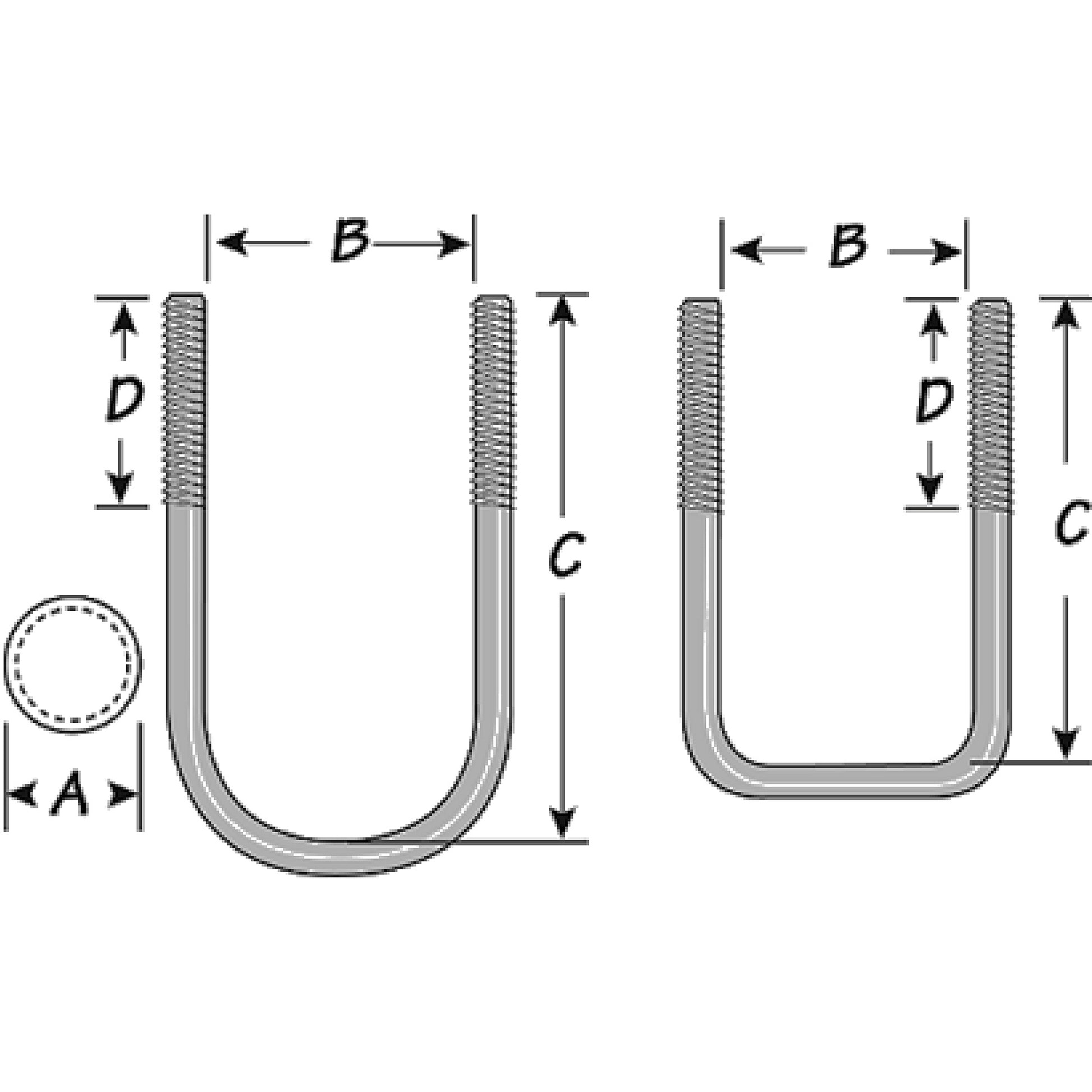 UBSQ 1/2X2-1/16"X4-13/16