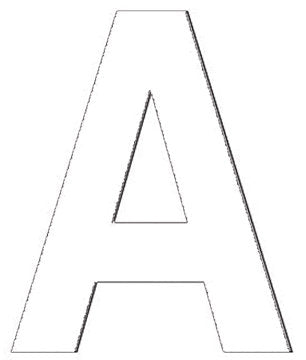 LETTER - WHITE - G (10 PACK)