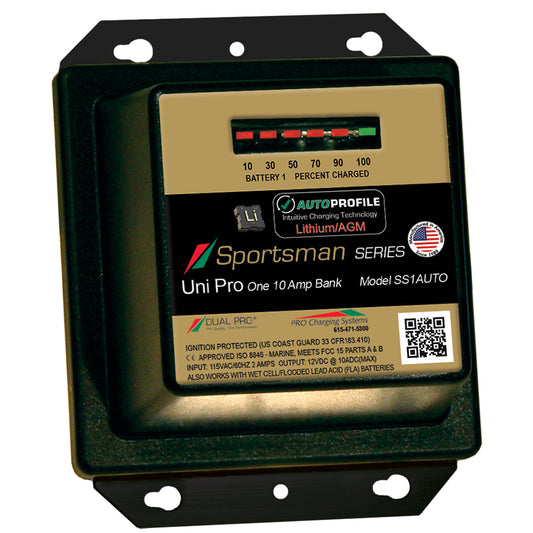 SPORTSMAN CHARGER LITHIUM/AGM 1-BANK 10A