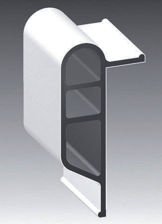 EDGE GARD "P"  10' WHT