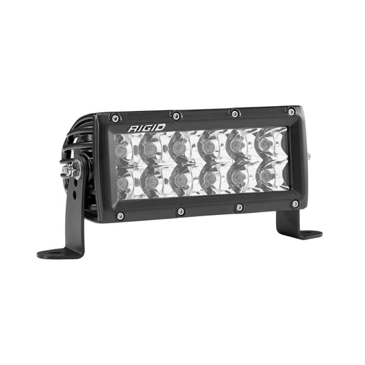 LIGHT BAR 6X2LED 6" BLK SPOT