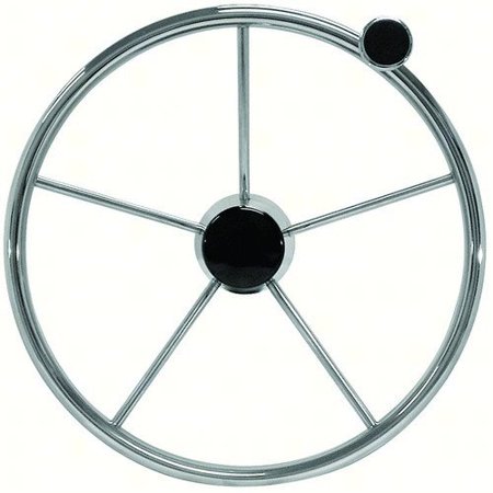STR WHEEL SS DESTROYER W/KNOB 22* 13.5"