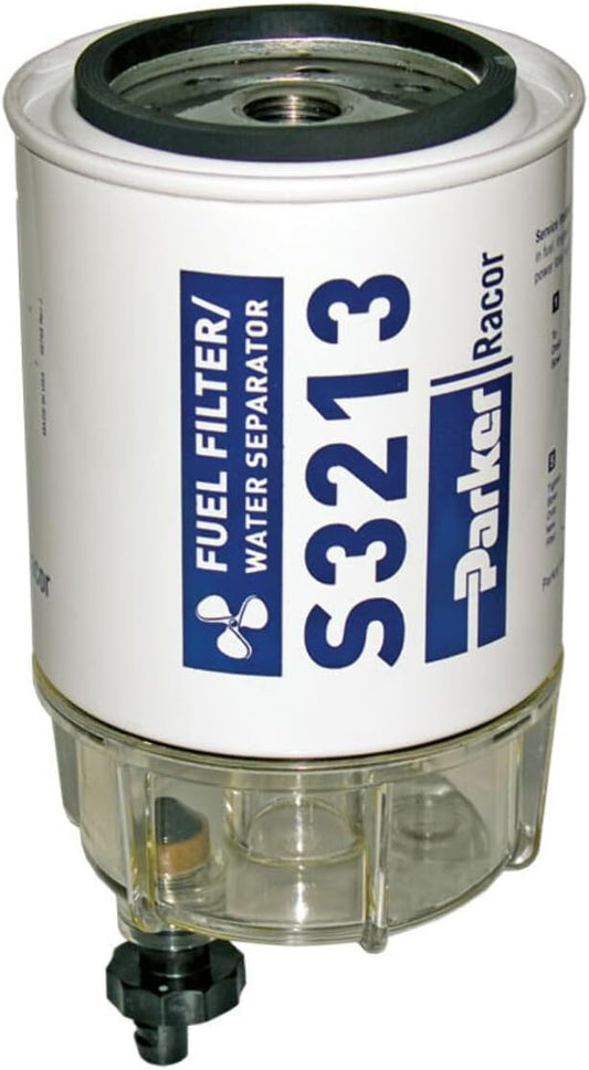Racor Replacement Gasoline Spin-On Fuel Filter for Outboards S3213