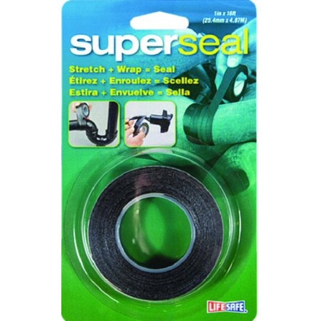 SUPERSEAL TAPE 1X16' BLK