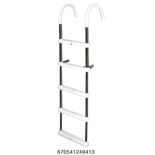 GUNWALE LADDER 11" HOOK  5 STEP