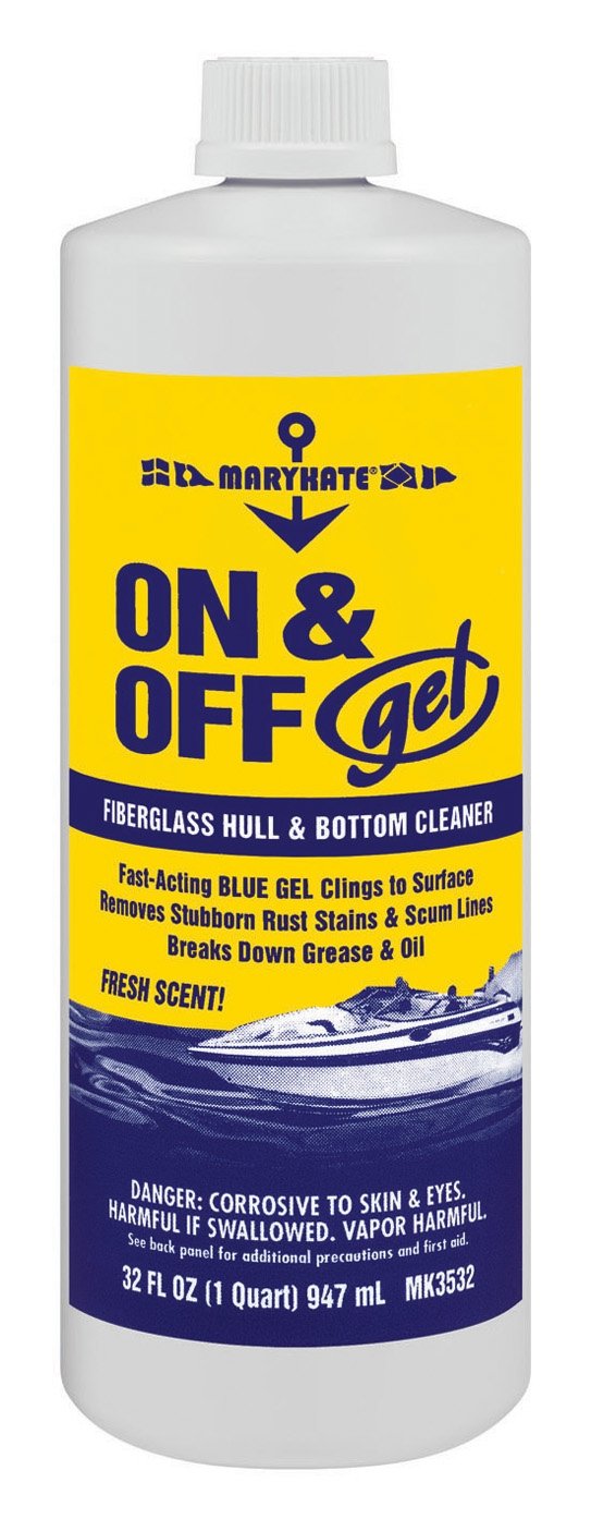 MaryKate On & Off Hull & Bottom Cleaner Gel Marine Fiberglass Stain Remover