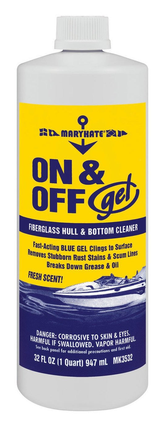 MaryKate On & Off Hull & Bottom Cleaner Gel Marine Fiberglass Stain Remover