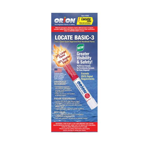 FLARE KIT HAND HELD RED 3PK CS OF 4 3PK