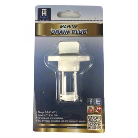 SCREW IN DRAIN PLUG WHT