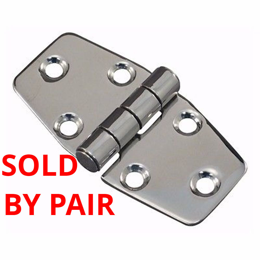 BUTT HINGE SS TAPERED 3" X 1.5" PR