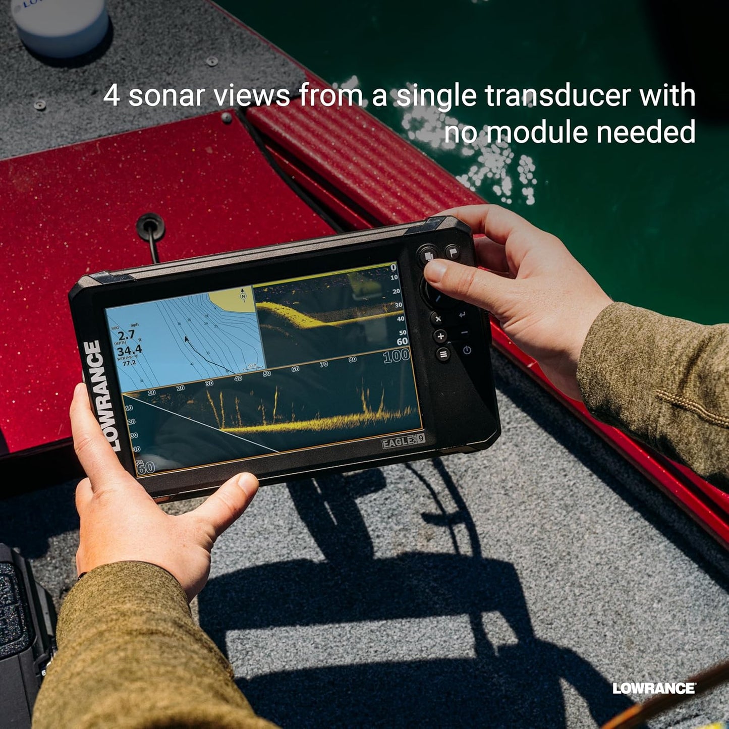 Lowrance Eagle Eye 9 Fish Finder/Chartplotter – Advanced Sonar & GPS Navigation