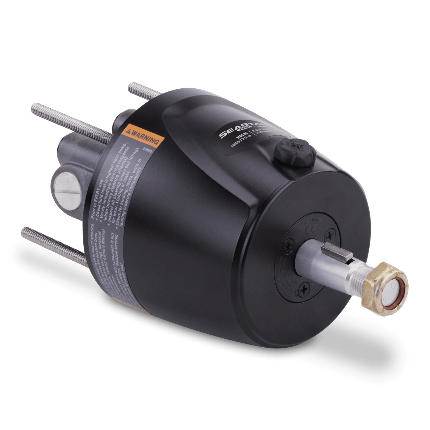 SeaStar PRO Front Mount Hydraulic Steering Helm 2.0 cu. in. | Performance Marine Helm HH5770-4